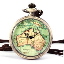 KS Australia Open Face Steampunk Retro Copper Quartz Pocket WPK132