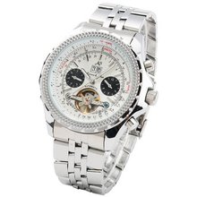 KS Automatic Mechanical Tourbillon Stainless Steel Big Case Wrist KS010