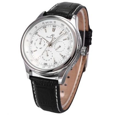 KS Classic White Dial Date Day 24 Hours Wrist  Automatic Mechanical KS096