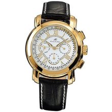 KS Golden 6 Hands Luxury Leather Automatic Mechanical Sport Wrist KS047