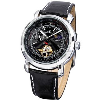 KS Luxury Tourbillion Moon Phase Automatic Mechanical Leather Wrist KS068