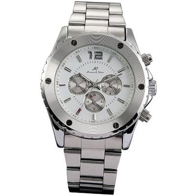 KS White Dial Elegant Automatic Mechanical Wrist Day/Date KS051