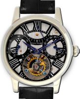 KULTUhR Automatic Self Winding Tourbillon with Black Hand-Skeletonized Dial Limited Edition