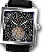 KULTUhR Quadra Tourbillon with Black Luminous Numerals on Carbon fiber Dial Limited Edition