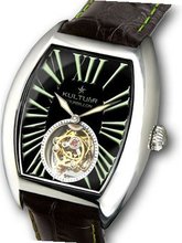 KULTUhR Superstar Tourbillon with Luminous Numerals on Guilloche Half Matte Dial Limited Edition
