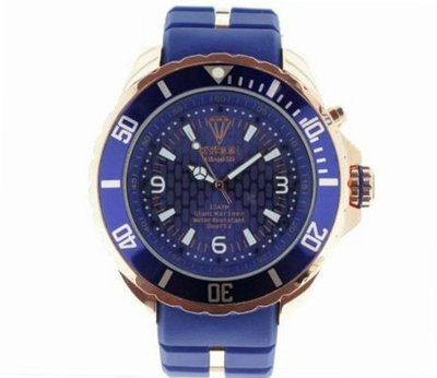 KYBOE ROSE GOLD BLUE WATCH : RG-002 (55)