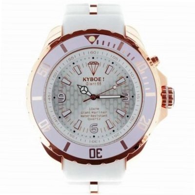 KYBOE ROSE GOLD WHITE WATCH : RG-003 (48)