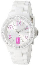 L by ELLE LE50001P01 White Plastic Stones