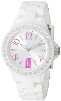 L by ELLE LE50001P01 White Plastic Stones