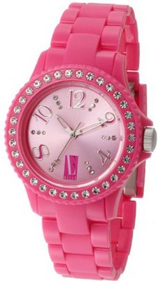 L by ELLE LE50001P05 Pink Plastic Stones