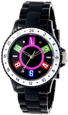 L by ELLE LE50002P02 Black Plastic