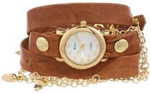 La Mer Collections LMCW5002 Skull Charms and Multi-Chain Wrap