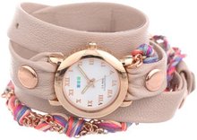 La Mer Collections LMCW9006 Fuchsia Friendship Bracelet Wrap