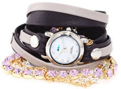 La Mer Collections LMMULTI5002LAV Lavender St. Tropez Chandelier Crystal Wrap