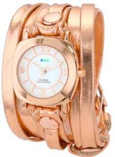 La Mer Collections LMODYLY2000 Rose Gold Layered Odyssey Wrap