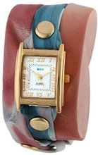 La Mer Collection's LMSTW3009 Malibu Red Tie Dye Wrap