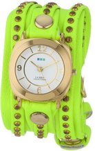 La Mer Collections LMSWODY1001 Neon Yellow Gold Odyssey Bali Wrap