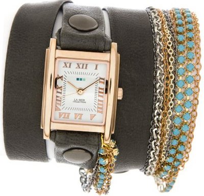 uLa Mer Collections La Mer - Turquoise Crystal Multichain 