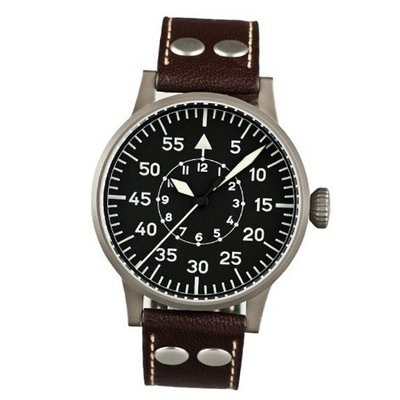 Laco Erfurt Type B Dial Swiss Quartz Pilot with Sapphire Crystal 861745
