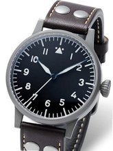 Laco Hof Type A Dial Swiss Quartz Pilot with Sapphire Crystal 861744