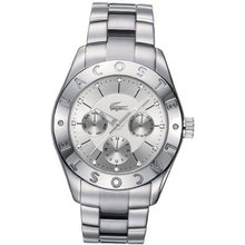 Lacoste 2000761 38mm Silver Steel Bracelet & Case Mineral