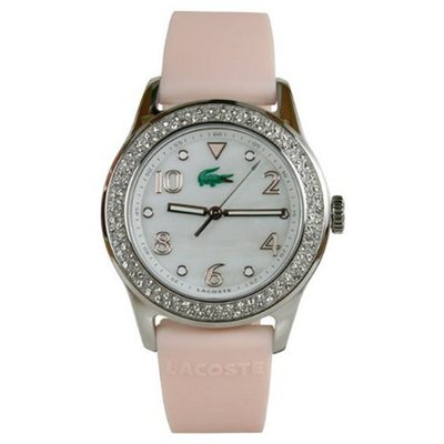 Lacoste Advantage Mother of Pearl Dial Rubber Strap Ladies 2000663