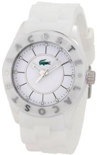 Lacoste Biarritz White Dial White Ceramic Ladies 2000672