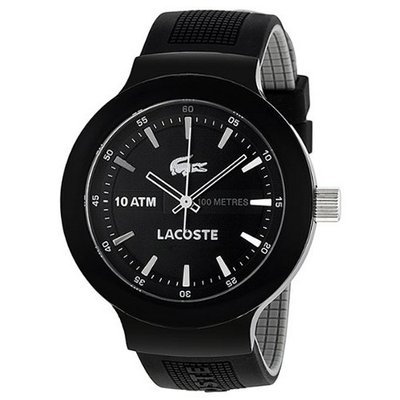 Lacoste Borneo Chronograph Black Silicone 2010657