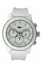 Lacoste Charlotte Chronograph Silicone - White #2000800