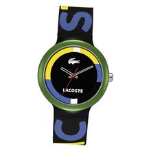 Lacoste Goa 2020031 Black Silicone Analog Quartz with Black Dial