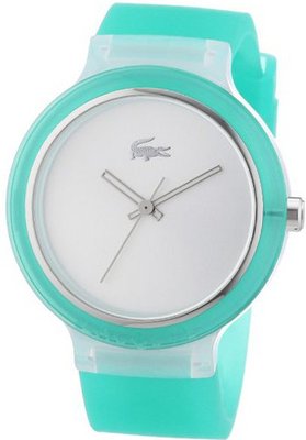 Lacoste Goa 2020058 Green Silicone Analog Quartz with Silver Dial