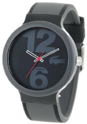 Lacoste Goa Black Dial Black Polyurethane Unisex 2010545