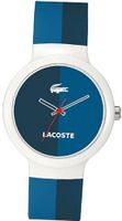 Lacoste GOA Navy and Blue Dial White Plastic Unisex 2020035