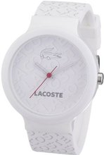 Lacoste Goa White Dial Polyurethane Strap Unisex 2010547