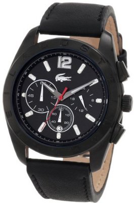 Lacoste Panama Black Dial Black Nylon Strap 2010609