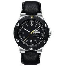 Lacoste Toronto Black Dial Black Leather 2010554