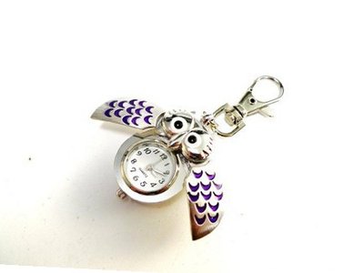 uLadyville Berlin Hanger with Pocket - Purple Owl [Jewelry] 