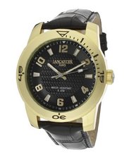 Black Dial Black Genuine Leather