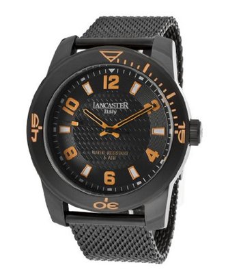 Black Textured Dial Black Ion Plated Stainless Steel