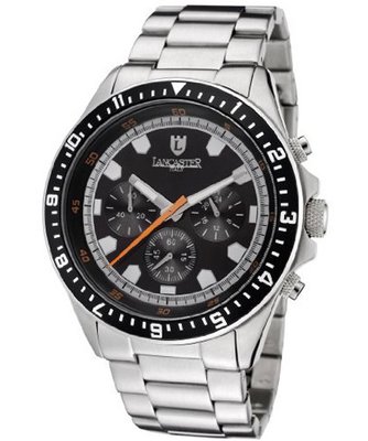 Chronograph Black Dial Stainless Steel