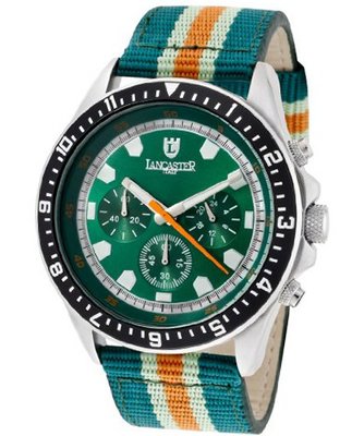 Chronograph Green Dial Multicolor Nylon