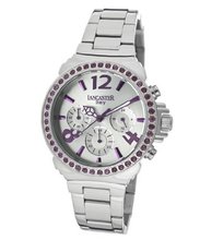 uLancaster Italy Chronograph Silver Dial Stainless Steel 