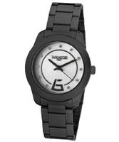 White Mother Of Pearl Dial Black Ion Plated Stainless Steel