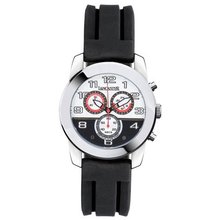 Lancaster Non Plus Ultra OLA0464SLRSNR 46 Stainless Steel Case Black Silicone Mineral Quartz