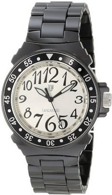 Lancaster OLA0286BNNR-NR Silver Dial Black Ceramic