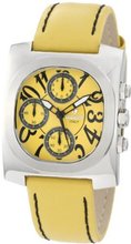 Lancaster OLA0288GLNR-GLNR Chronograph Yellow Dial Yellow Leather