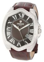 Lancaster OLA0314MR-MR Diamond Accented Brown Dial Brown Leather