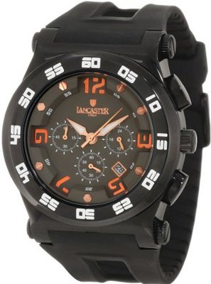 Lancaster OLA0347BK/GUN/RG Barreto Charcoal Gray Dial