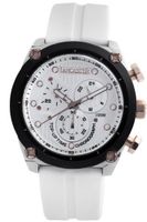 Lancaster OLA0381BN Top Up Time Chronograph White Dial Silicone