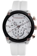 Lancaster OLA0381BN Top Up Time Chronograph White Dial Silicone